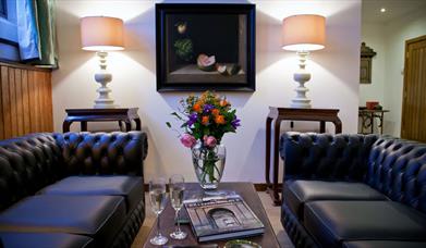 Sitting room in Ingestre Lodges