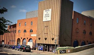 Outside of the Prince of Wales Theatre