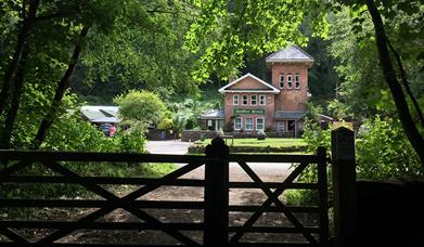 Ramblers Retreat tea room nestled in the Churnet Valley at Dimmingsdale