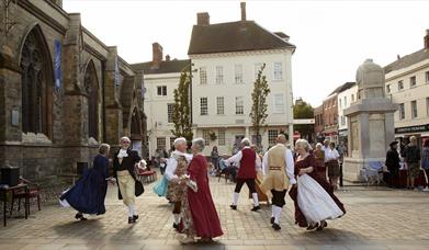Celebrating Samuel Johnson in Lichfield's Market Square