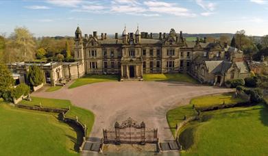 Aerial View of Sandon Hall