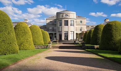 Shugborough Estate, Staffordshire. View of the rear of the house.