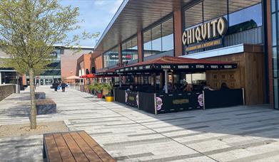 The Hive at The Potteries Centre, Stoke-on-Trent with Cineworld cinema and a range of restaurants