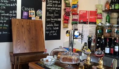 The traditional bar at the Borehole