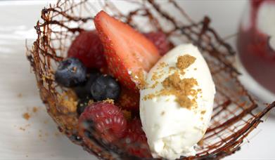 Tempting desserts at The Chase Golf Club's Woodlands Restaurant