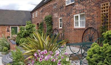 outside the cottages