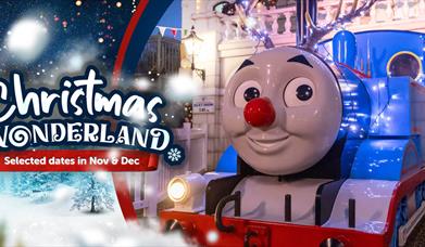 graphic promoting Christmas Wonderland at Drayton Manor Resort