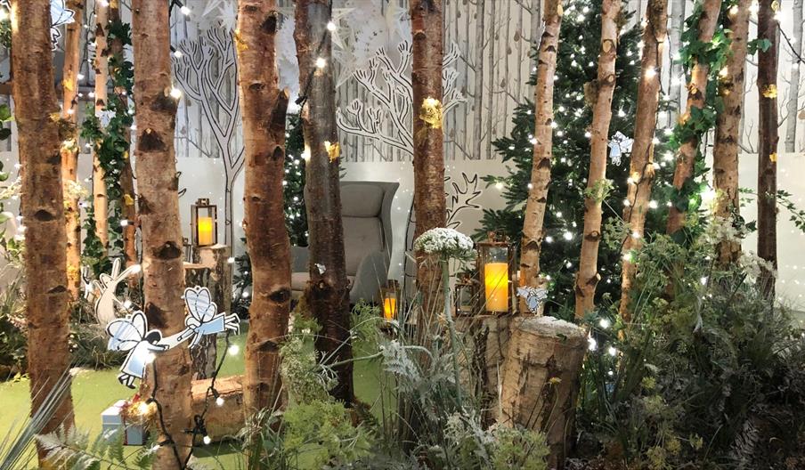 A glimpse into Santa's Grotto at World of Wedgwood, Staffordshire