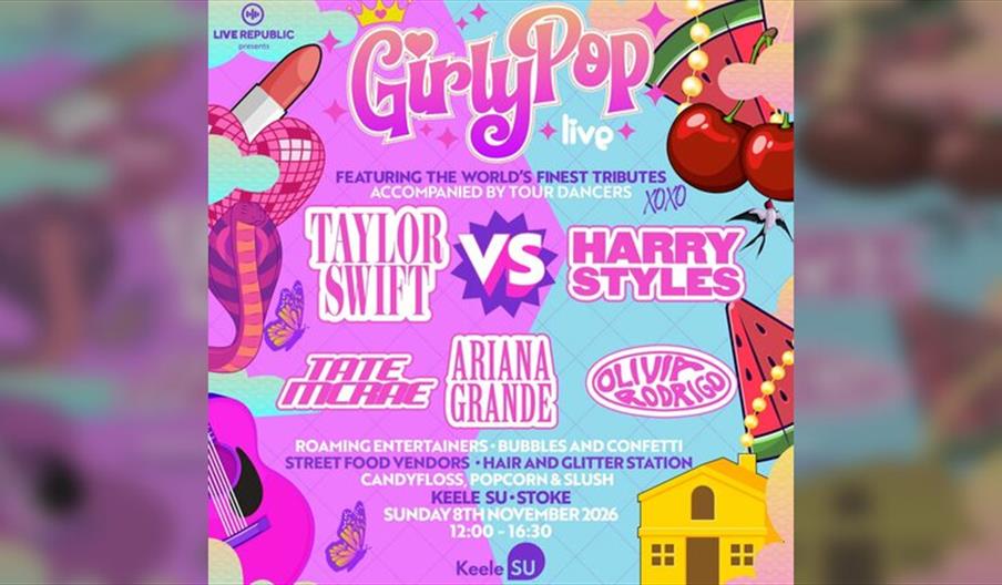 GirlyPop Live - Harry Styles VS Taylor Swift Keele SU, Stoke