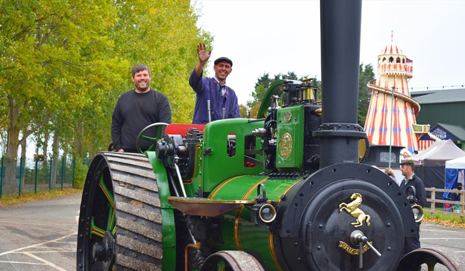 Steam powered vehicle at Statfold Country Park, Tamworth