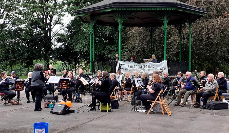 Macclesfield Concert Band On the Bandstand