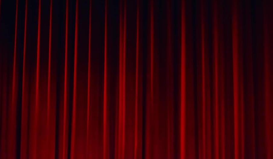 Red curtain