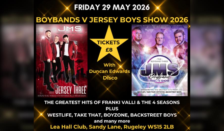 Jms - Boybands V Jersey Boys Show 2026