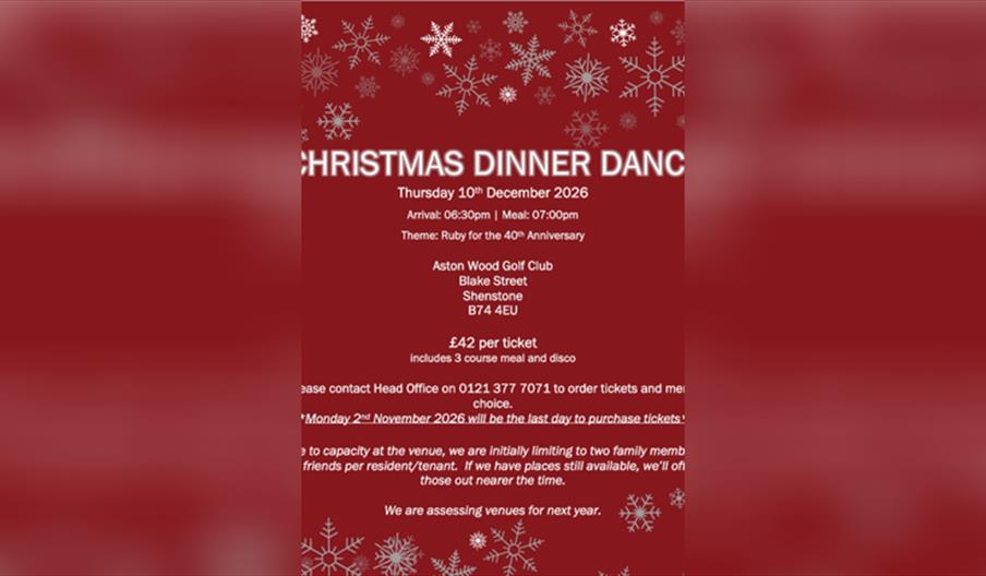 Lisieux Trust Christmas Dinner Dance 2026
