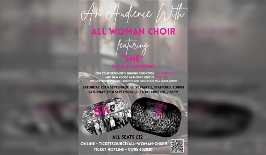 An Audience "All Woman Choir" and "She" - Girls in Harmony