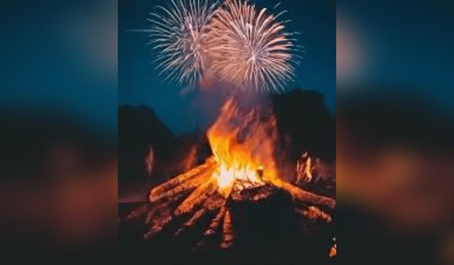 Bonfire and Fireworks