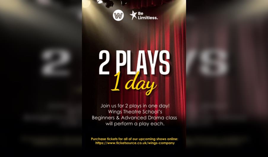 Wings Theatre School - 2 Plays, 1 Day