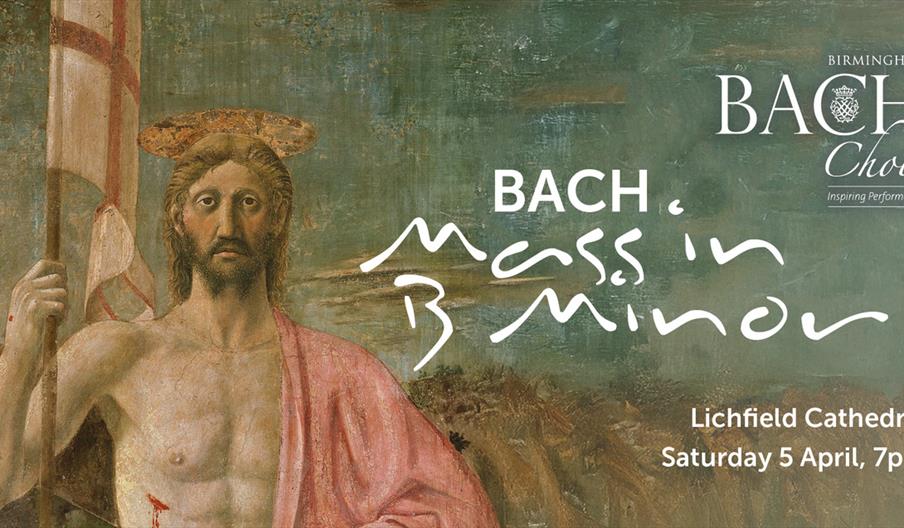 A graphic promoting the event, featuring a portrait of Jesus (or someone who looks like him) and details of the venue, date and time