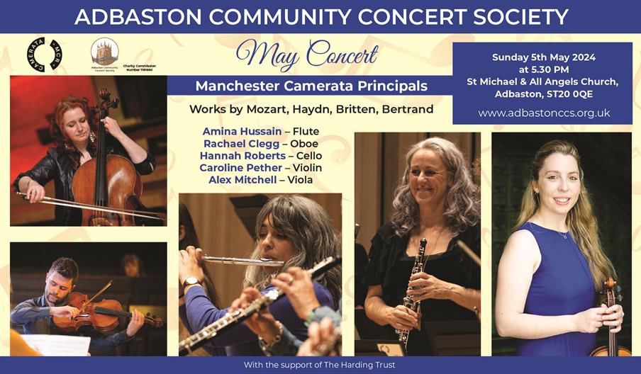 Adbaston Community Concert Society - May Concert