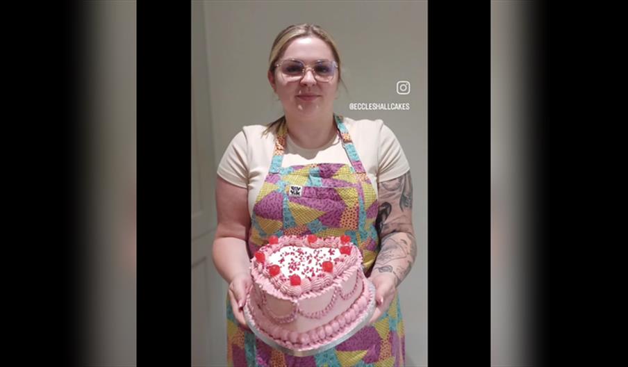 Lambeth Heart Cake
