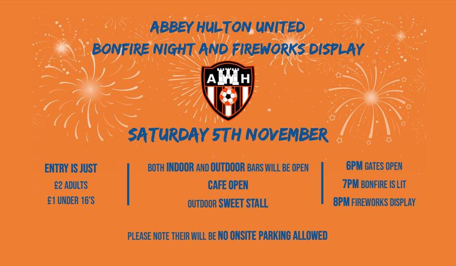 Abbey Hulton United FC Annual Bonfire and Fireworks Display