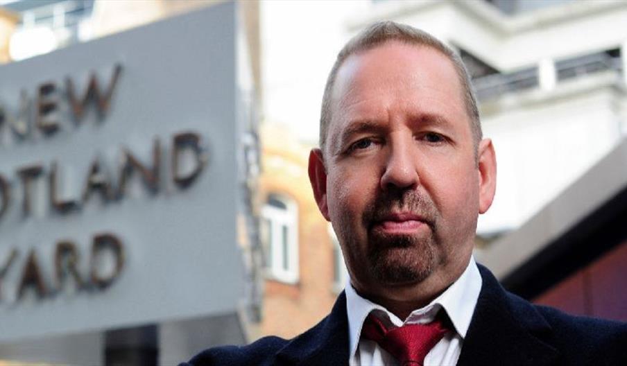 image of police office turned comedian, Alfie Moore