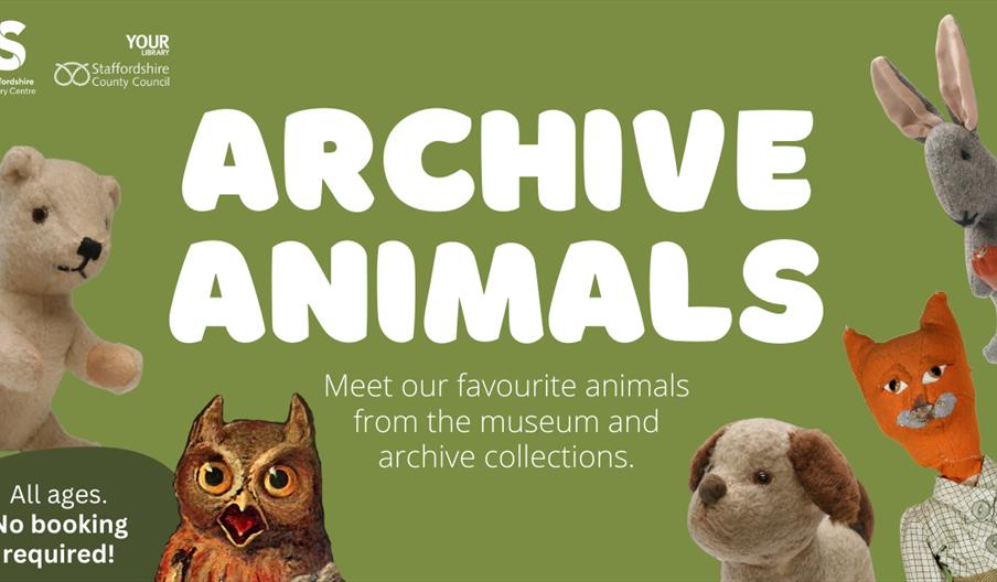 Flyer advertising archive animals