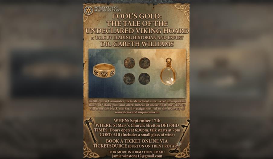 "Fools Gold" - A Talk by Dr Gareth Williams