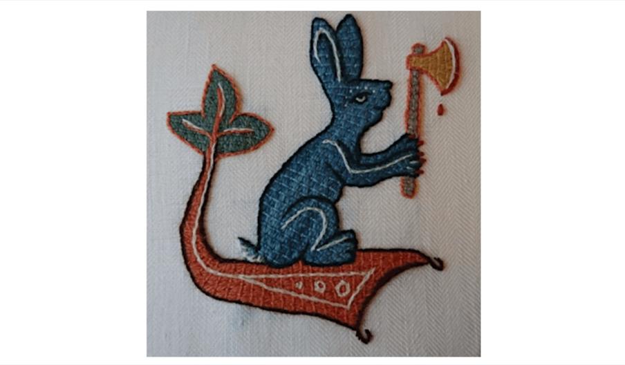 image of medieval embroidery