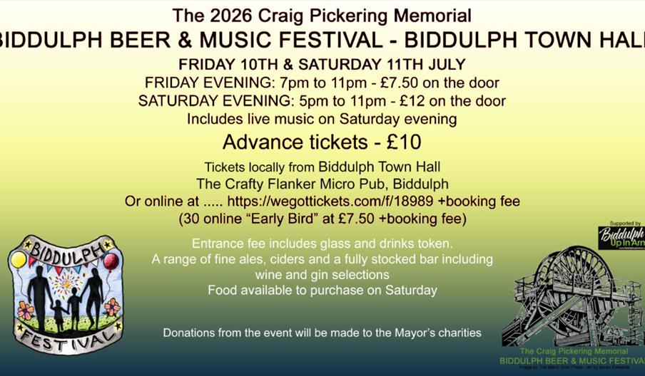 Biddulph Beer & Music Festival