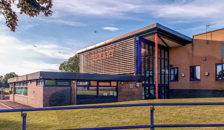outside image of Blythe Bridge Library building