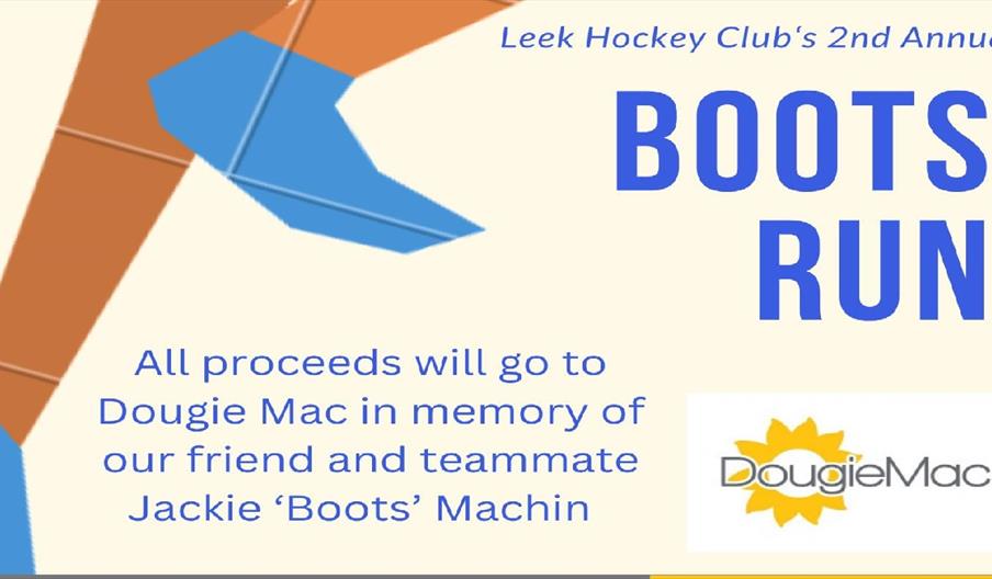 Poster advertising details for the Boots run