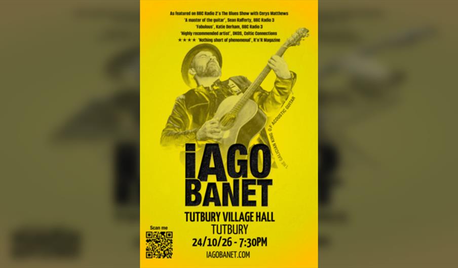 Iago Banet,'The Galician King of Acoustic Guitar'at Tutbury Village Hall