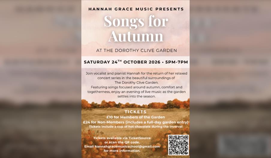 Songs for Autumn - with Hannah Grace