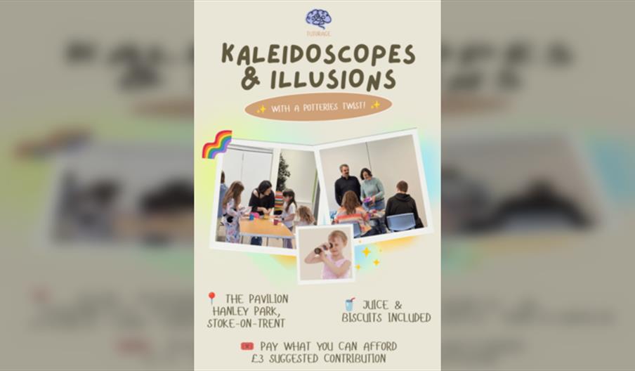 Hanley Park Pavilion - Kaleidoscopes and Illusions with a potteries twist