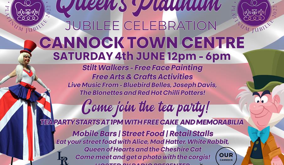 Queen's Platinum Jubilee Celebration in Cannock