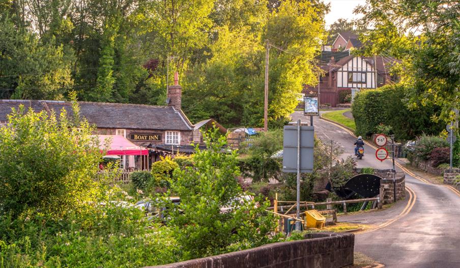 The Boat Inn in the village of Cheddleton