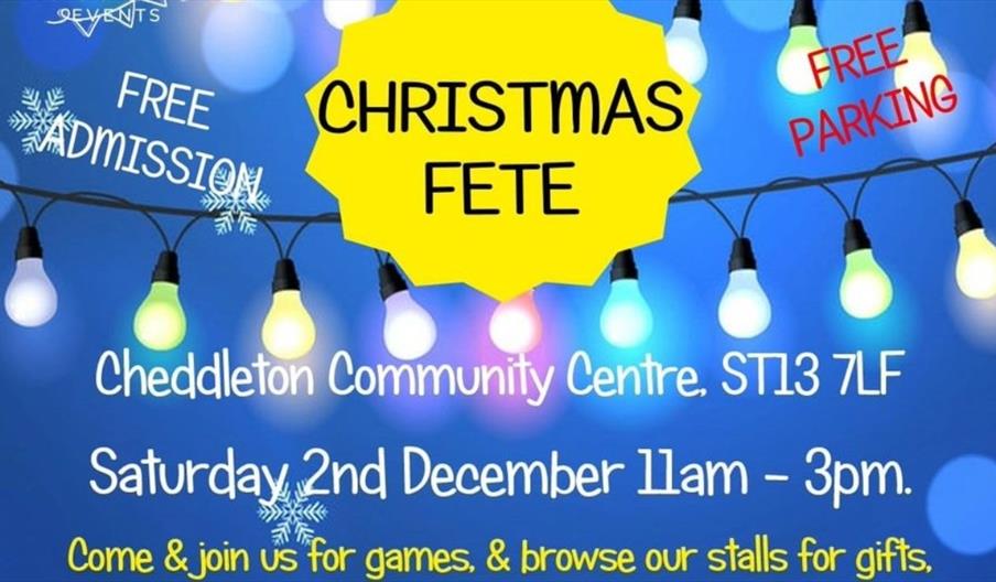 Poster for the Christmas Fete