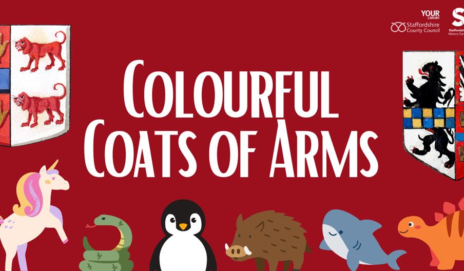 Flyer advertising the Colourful coat of arms