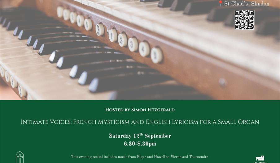 Intimate Voices: French Mysticism and English Lyricism for a Small Organ: Organ Recital