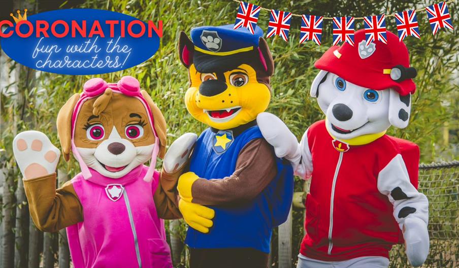 Characters from Paw Patrol will be among the attractions at the National Forest Adventure Farm, Staffordshire, this weekend