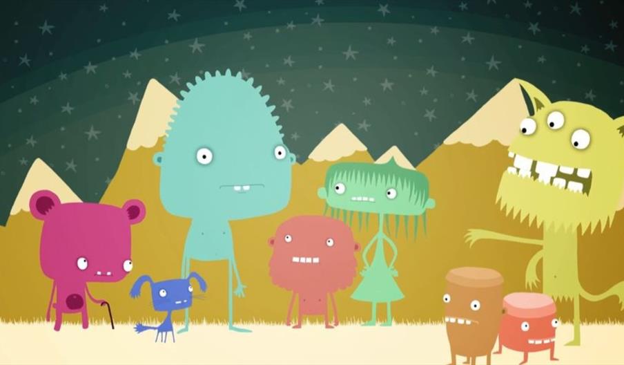 image of cartoon monsters