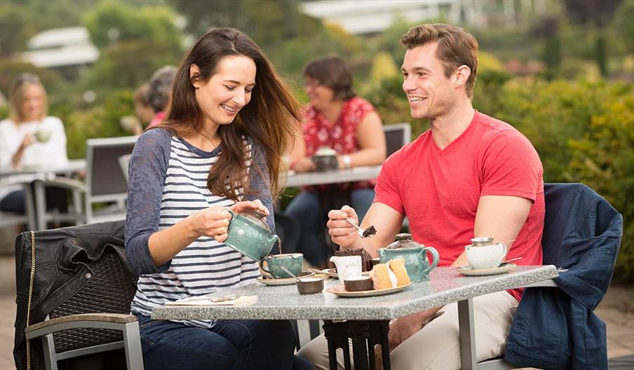 Tea for Two in the Italian Gardens Tearoom