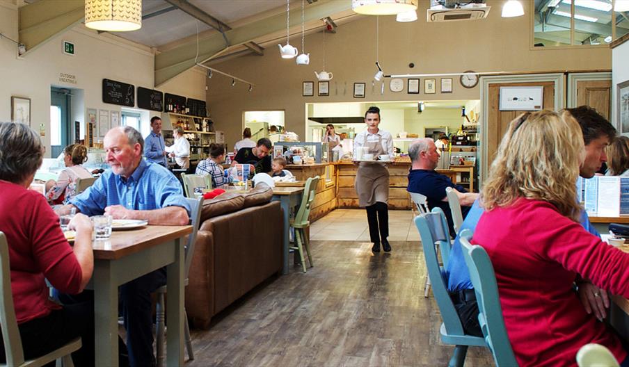 Enjoy the atmosphere is this popular tea room