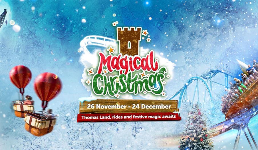 A graphic for Magical Christmas at Drayton Manor Resort, Staffordshire