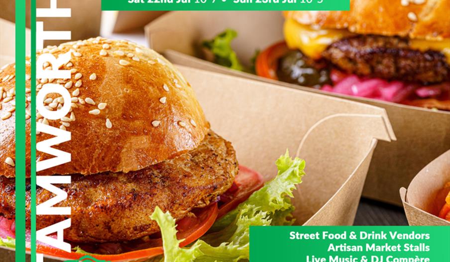 Poster advertising the food and artisan festival
