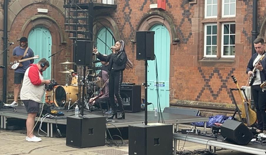 Honey Box Live at the Clock House Courtyard