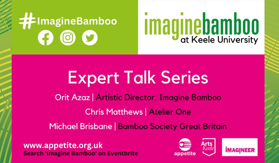 Imagine Bamboo expert talk series at Keele University
