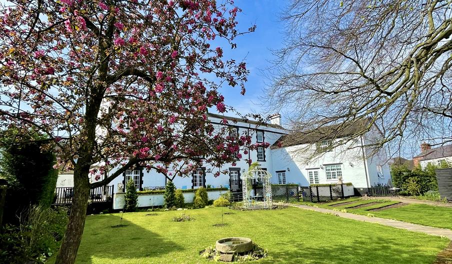 Garden and building at Eagle House