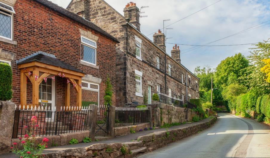 The Village road of Endon
